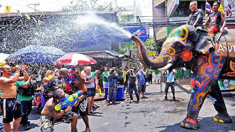 Songkran Festival - best time to travel to thailand